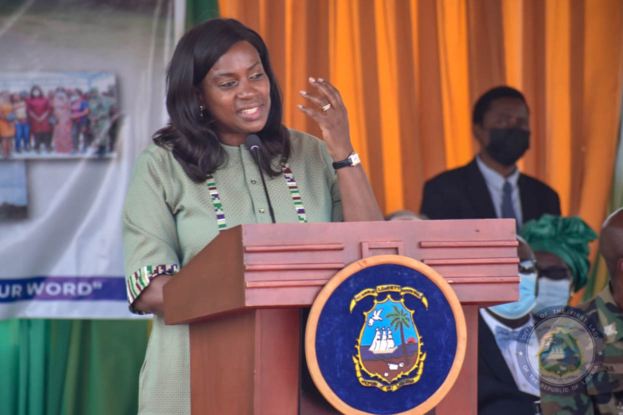 First Lady Clar Weah Desires to Move Army Wives from Valley of Despair ...