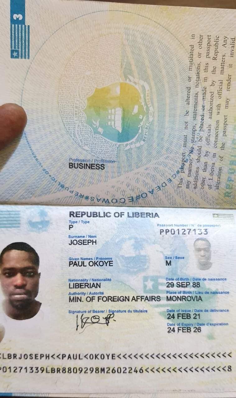 Exiled Liberian Activist Kollie Says Liberian Passports On Banjo Sale   Naija 3 