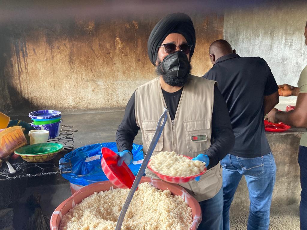 Feeding inmates at the Kakata Central Prison in Kakata City, Margibi County